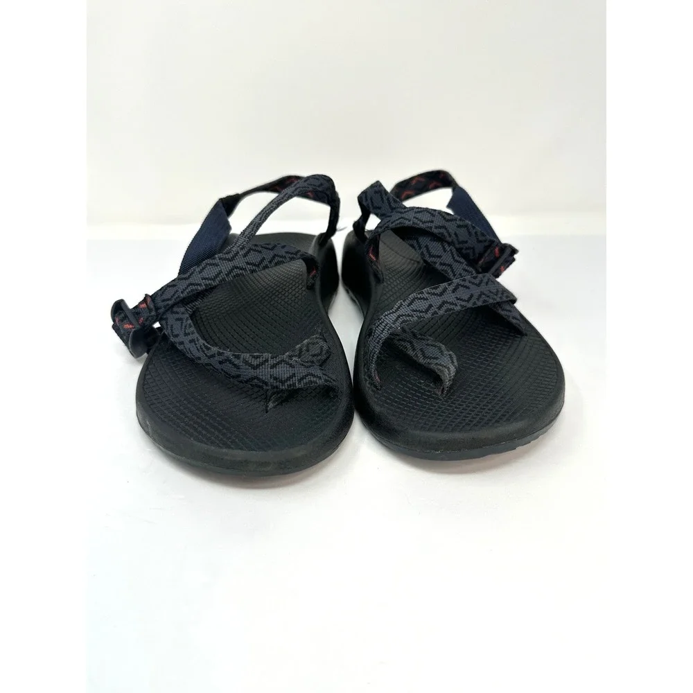 Chaco Z2 Classic Mens Size 10 Sandals Stepped Navy Blue Black Red Hiking Water